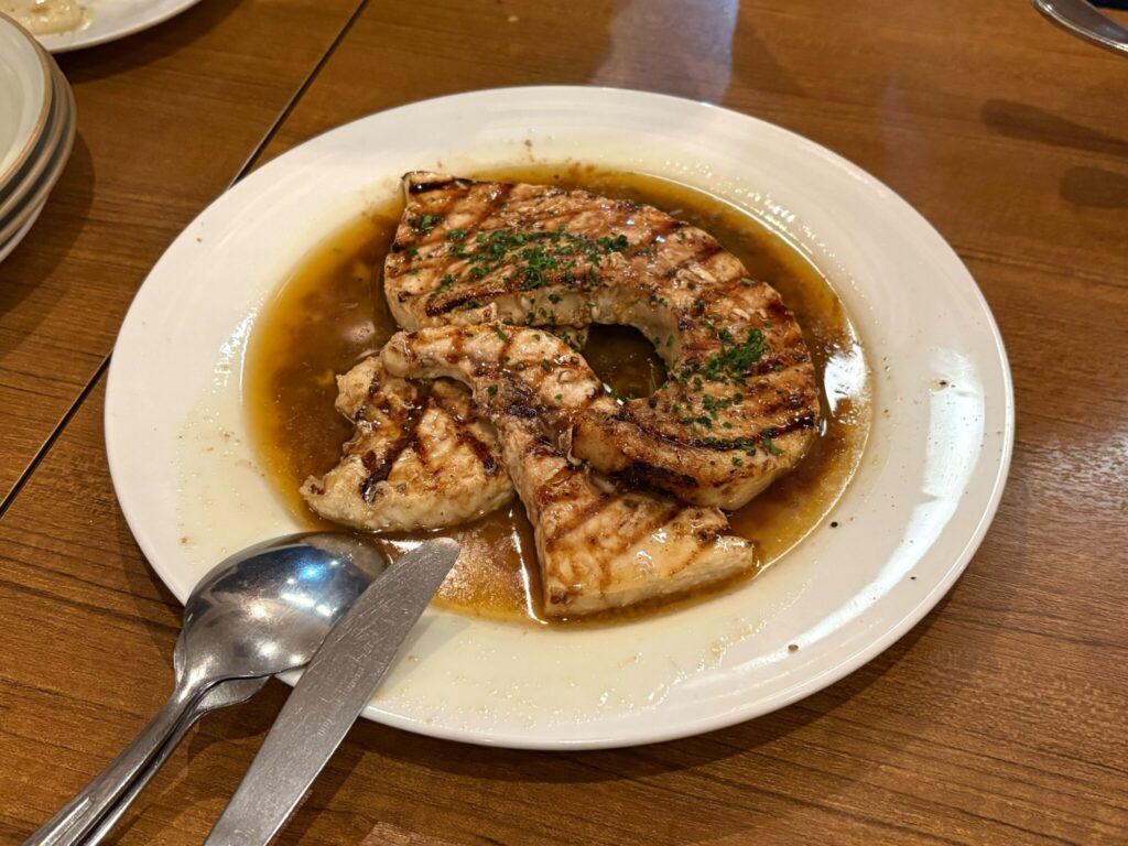 カジキマグロのステーキ